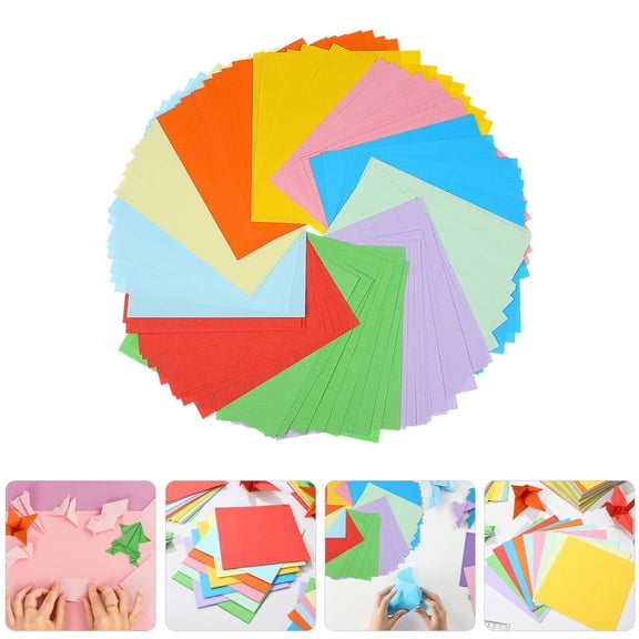 BESTYASH 200pcs Square Handmade Paper For Cultural Appreciation Assorted Color Multi Colored Paper For Cards