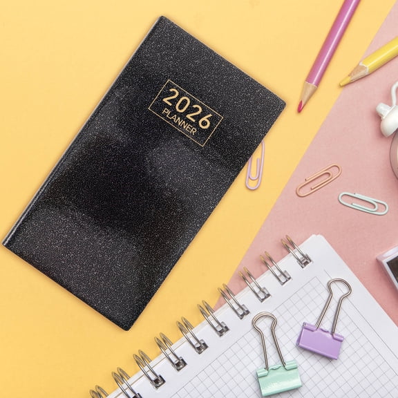 BESTYASH 2026 Daily Planner Notebook with Habit Tracker, Ample Writing Space, Portable Organizer for Effective Time Management
