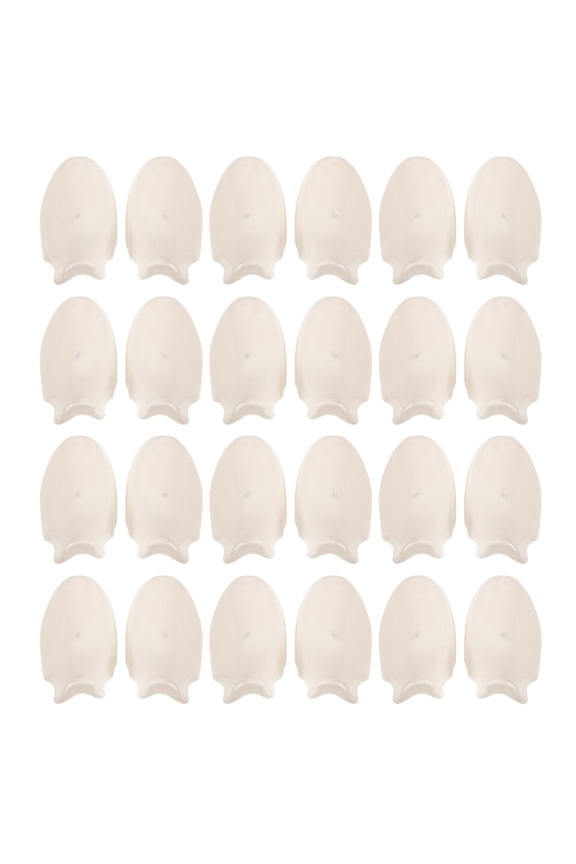 20Pairs Shoe Tree Set Plastic Shoe Shaper for Dress Shoes and Sneakers Light Grey Design
