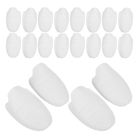 BESTYASH 20Pairs White Paper Shoe Shapers for Travel and Home Use with Crease Resistant Support Inserts