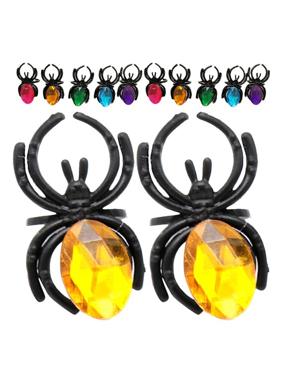 20Pcs Assorted Color Plastic Rings Party Decoration for Festival Party