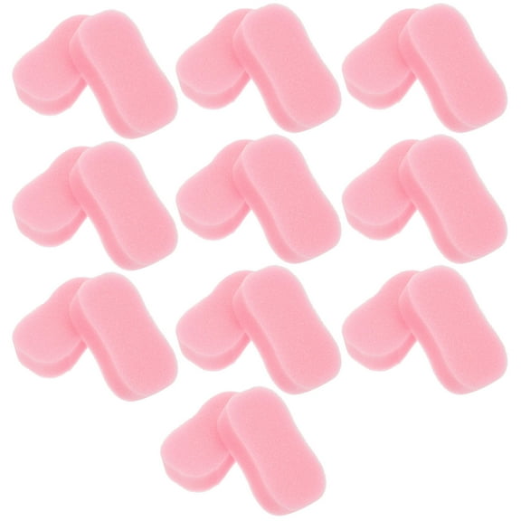 BESTYASH 20Pcs Barber Sponge Brush Pink Soft Durable for Hair Styling and Cleaning