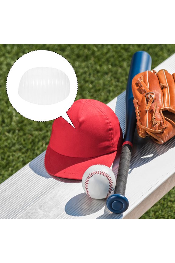 20Pcs Baseball Caps Support Liner Transparent PVC Holder to Prevent Hat Deformation