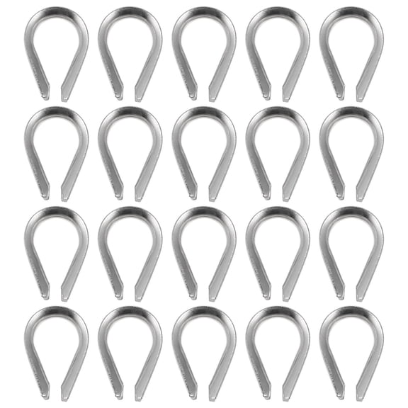 BESTYASH 20-Piece Heavy-Duty Steel Wire Rope Cable Set for Strength, Durability, and Performance