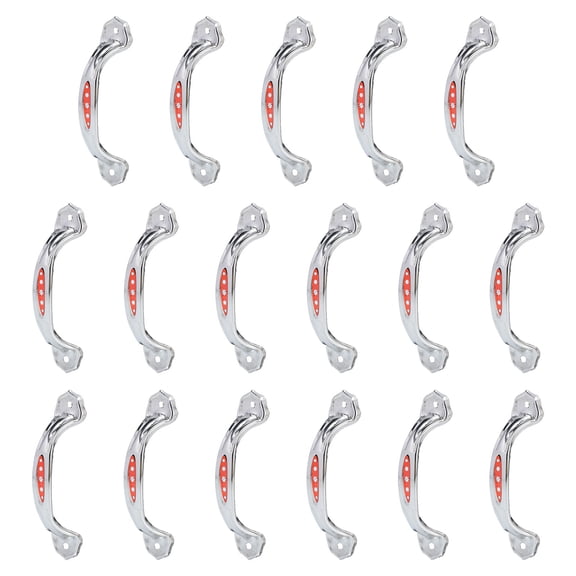 BESTYASH 20Pcs Design Pulls Cabinet in Silver Durable Finish