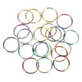 thumbnail image 1 of BESTYASH 20pcs O Shaped Key Rings Stainless Steel Multicolor Keychain Ring For Friends And Family, 1 of 5