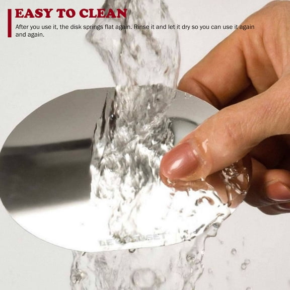 BESTYASH 20Pcs Flexible Plated Silver Aluminum Wine Pourer Discs Easy to Use Drip-Free for Wine Pouring