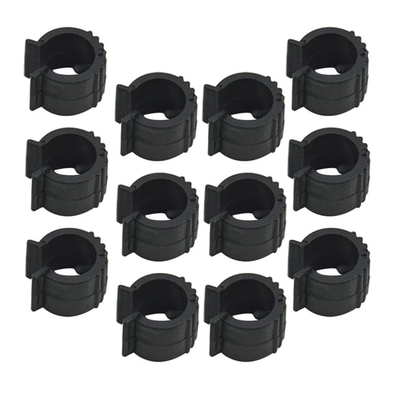 BESTYASH 20Pcs Folding Shopping Cart Mats Black Non Slip Plastic Utility Cart Accessories for Home Use