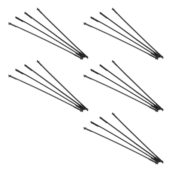 BESTYASH 20Pcs High Carbon Steel Scroll Saw Blades 5 Inch Pin End Woodworking Blades for Detailed Craft Projects