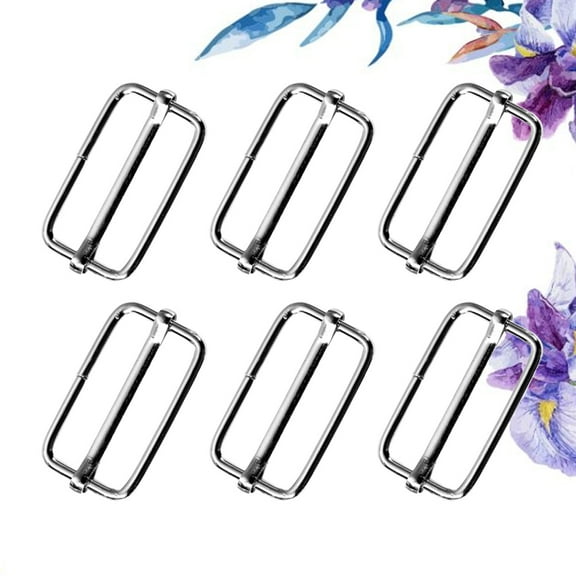 BESTYASH 20Pcs Metal Pin Buckles Stainless Steel Silver for Backpack Length Adjustment