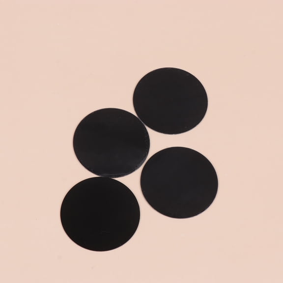 BESTYASH 20Pcs Phone Mounting Kits Black Adhesive Metal Plate Magnetic Patch Easy to Stick for Car Use