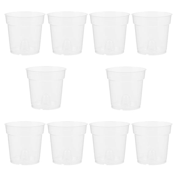 BESTYASH Gardening Plant Pots in White PP for Optimal Root Growth 20Pcs