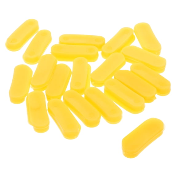 BESTYASH 20Pcs Plastic Rim Protector Insert Yellow Tire Changer Guard for Versatile Car Wheel Protection
