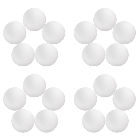 BESTYASH 20Pcs Portable White Eva Practice Golf Balls Soft Quiet Design for Indoor and Outdoor Use