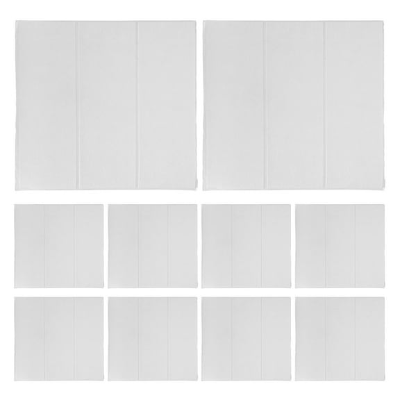 BESTYASH 20Pcs Removable Peel and Stick White Brick Wall Paper Self Adhesive Decorative Wall Paneling