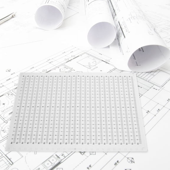 BESTYASH 20Pcs Clear Marking Self Adhesive Tape Measure Sticker for Drafting and Woodwork