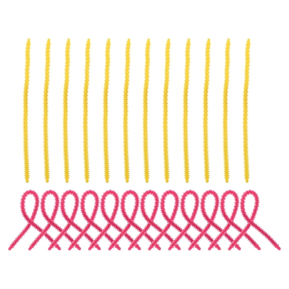 BESTYASH 20Pcs Portable Silicone Hair Curling Rods Flexible Rollers for Braids and Perms