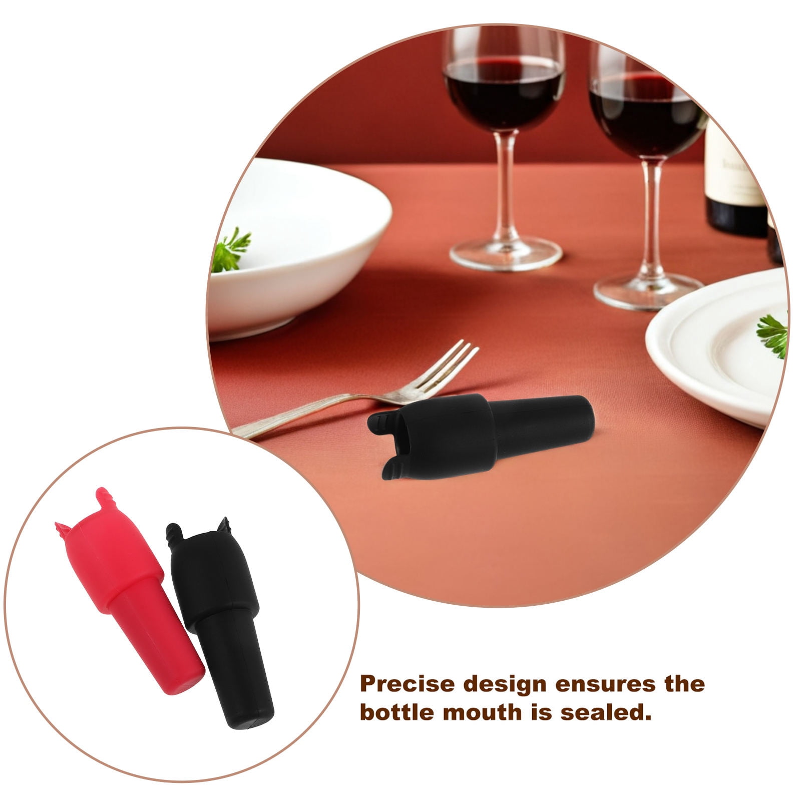 BESTYASH 20Pcs Silicone Wine Bottle Sealers Reusable Leakproof Stoppers — free download