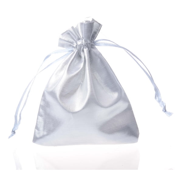 BESTYASH 20Pcs Silk Drawstring Bag Reusable Satin Pouches for Craft Projects Home Decor