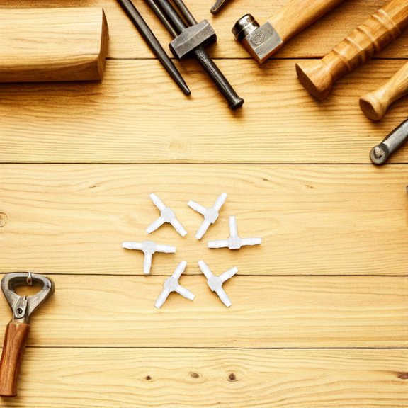BESTYASH 20Pcs T Shaped Tee Connector Plastic Barbed Fitting for Compatibility and Quick Installation