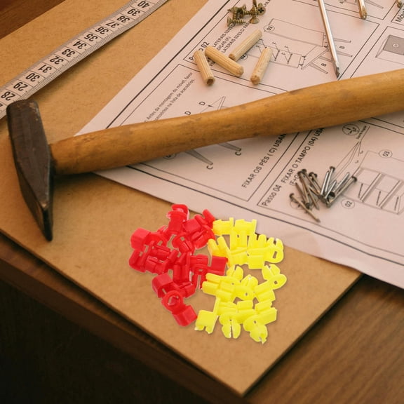 BESTYASH 20Pcs Tailgate Handle Rod Clips Replacement Plastic Push Pins for Car Doors Truck Accessories