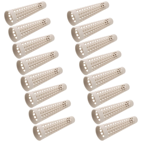 BESTYASH 20Pcs Tapered Yarn Cone Plastic Spools Light Grey for Dyeing Steaming Industrial Use