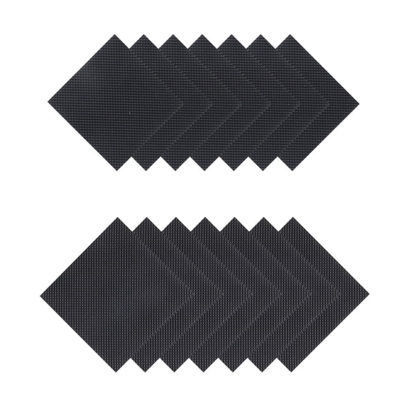 BESTYASH 20Pcs Wear-Resistant Black Shoe Sole Non-Skid Pads for Smooth Sole Shoes