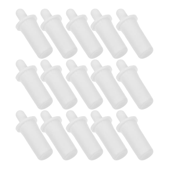 BESTYASH 20Pcs White Blind Slat Repair Kit with Spring Loaded Plunger Latches for Window Shutters