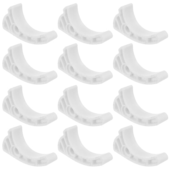 BESTYASH 20Pcs White Plastic Vending Machine Shelf Divider Block for Snack and Drink Display Retainer