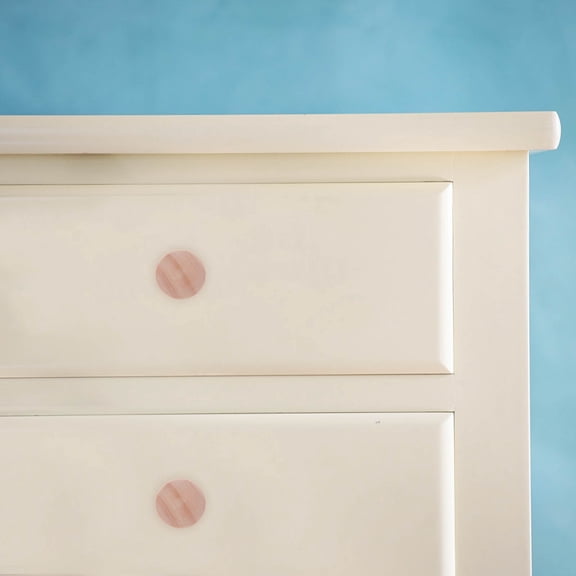 BESTYASH 20Pcs Wood Handle Cabinet Pulls Single Hole Kitchen Cupboard Hardware in Khaki