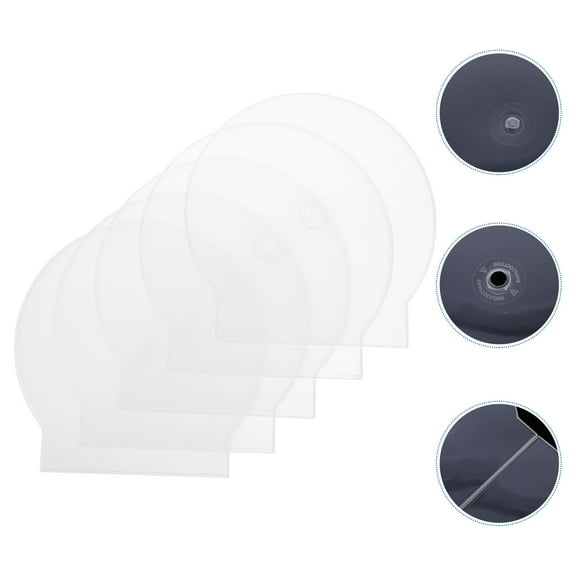 BESTYASH 20pcs CD Storage Boxes Transparent Plastic Storage for Optical Disks