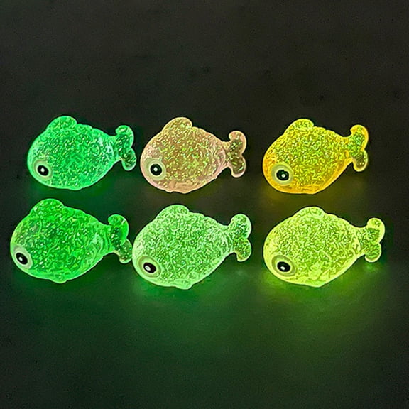 BESTYASH 20pcs Fake Fish Decoration Mini Fish Statues Blue for Outdoor Decor