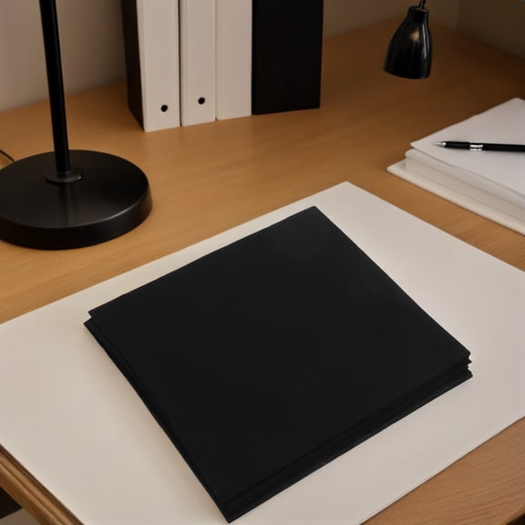 BESTYASH Ultra-Soft Black Felt Sheets Durable for Crafting and Sewing 20Pcs