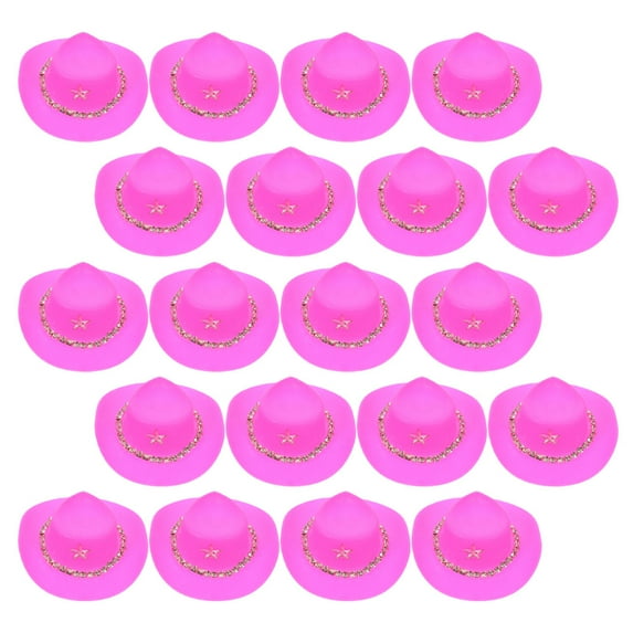 BESTYASH 20pcs Plastic Hat Decorations for Crafts, Collectors, Christmas Party Supplies and Accessories