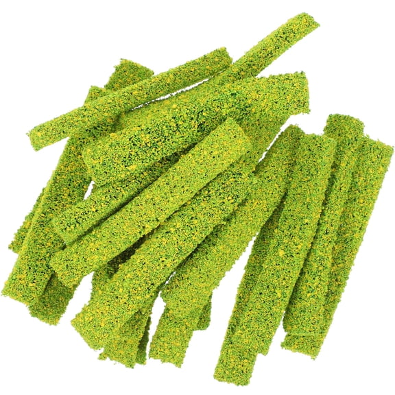 BESTYASH 20pcs Model Grass Light Green Sponge Cluster Shape for Micro Landscape Decoration and DIY Supplies