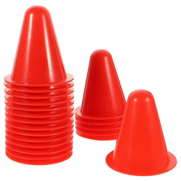 BESTYASH 20pcs Plastic Training Cones Multi-Color for Athletes in Sports Equipment