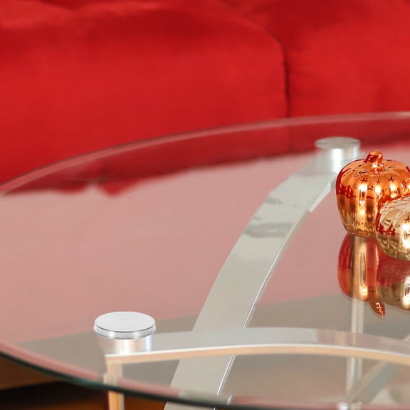 BESTYASH 20pcs Glass Fasteners Decorative Stainless Steel for Mirror Hanging Hardware Round Shape