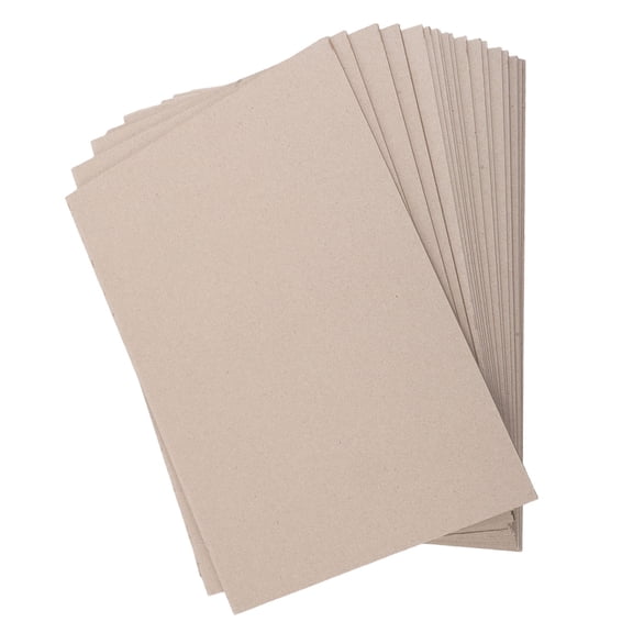 BESTYASH 20Pcs Grey Vintage Book Binding Board Sturdy Paper for Scrapbooking