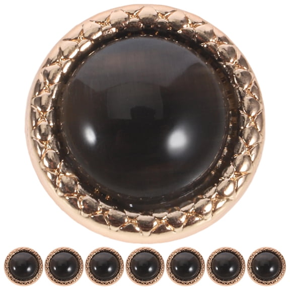 BESTYASH metal button Button Black Sewing Crafters Vintage Knitting 20Pcs