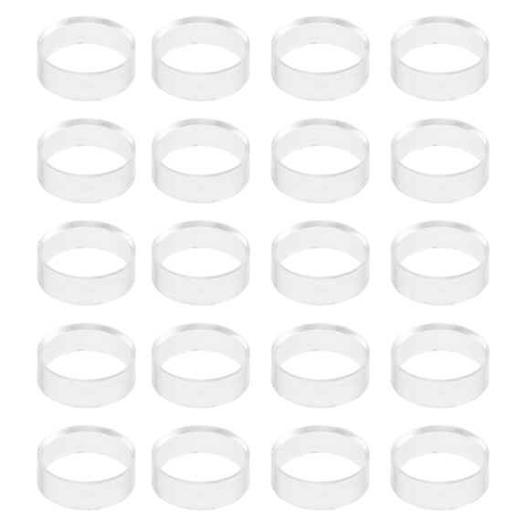 BESTYASH 22-Piece Transparent Sphere Display Stand Set, Stable Crystal Holder for Home Decor and Collectibles