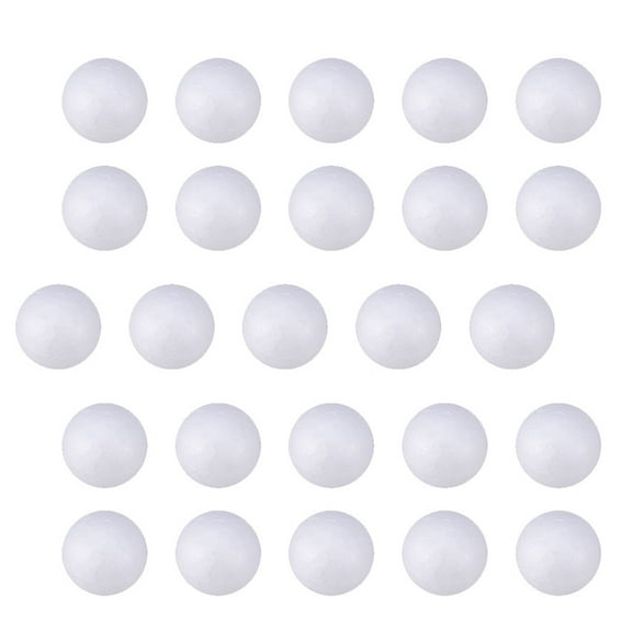 BESTYASH 240Pcs White Polystyrene Solid Spheres for Christmas Decoration and Crafts