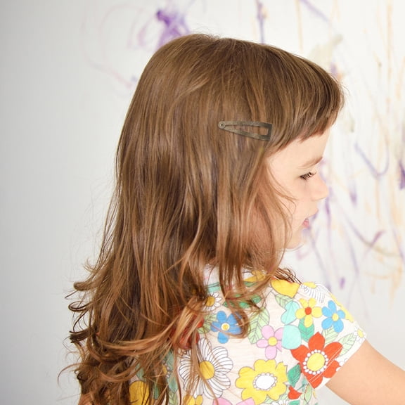 BESTYASH 24Pcs Compact Coffee Metal Hair Clips Convenient Snap Hairpins for Styling and Decoration