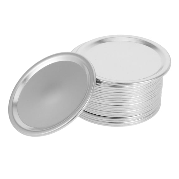 BESTYASH 24pcs Tinplate Sealing Lid Mason Can Covers - Family