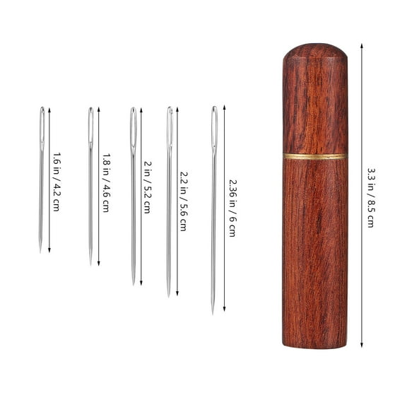 BESTYASH 25 Needles Self Threading Sewing Needles Container for Handicraft Lovers