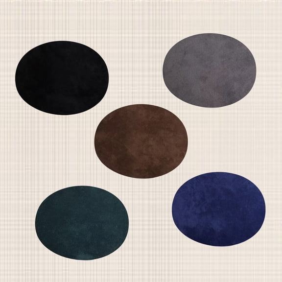 BESTYASH 25 Pcs Suede Fabric Patches for Pants Five Colors Decorating Handicraft Enthusiasts Repairing Ripped Jeans