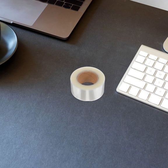 BESTYASH 250Pcs Transparent Protective Stickers Clear Label Covers for Home Organization