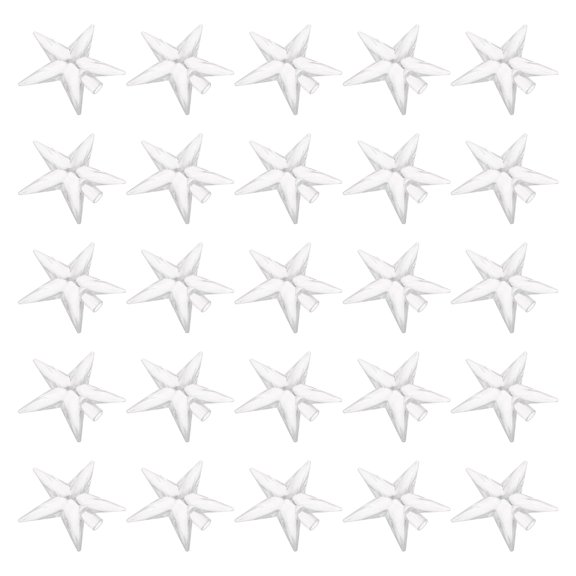 BESTYASH 25Pcs Clear Star Fairy Lamp Shades Protective Covers for String Lights Patio Decoration