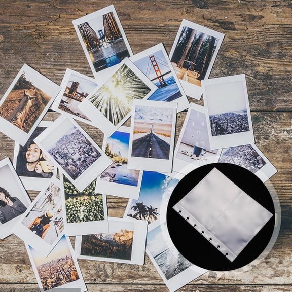 BESTYASH 25Pcs Photo Refill Covers Transparent Plastic Sleeves Ideal for Frequent Photo and Postcard Use