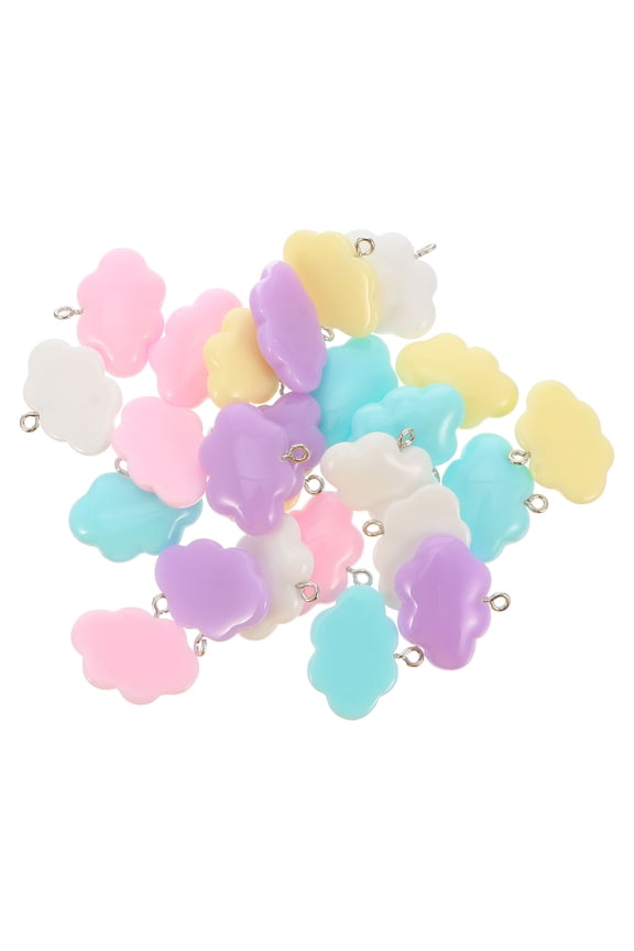 25pcs Jewelry Pendant with Cloud Charm for Family Earring DIY Projects