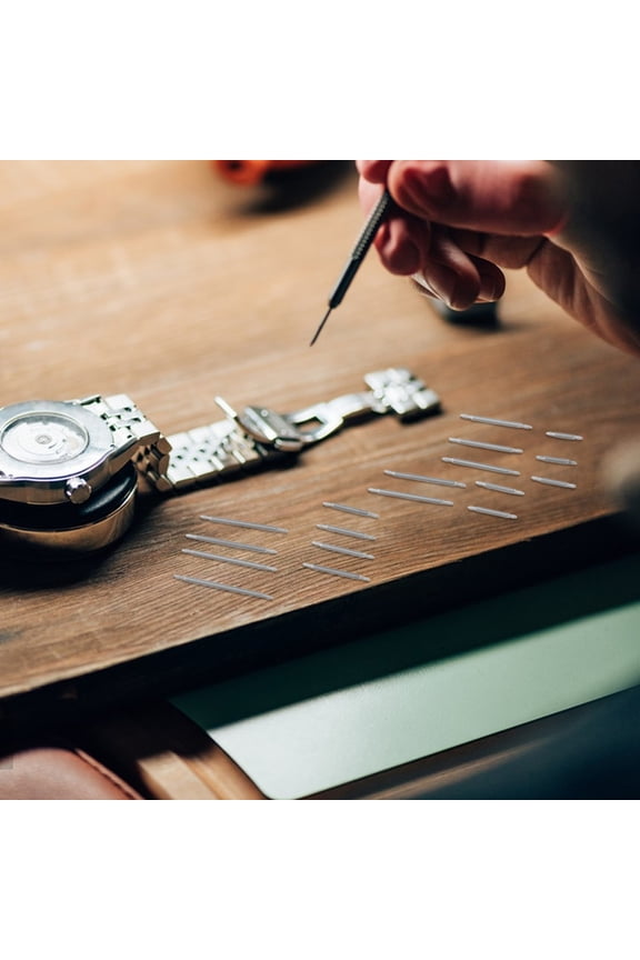 288 Pieces Universal Steel Watch Band Pins for Easy Watch Strap Repair and Size Adjustment